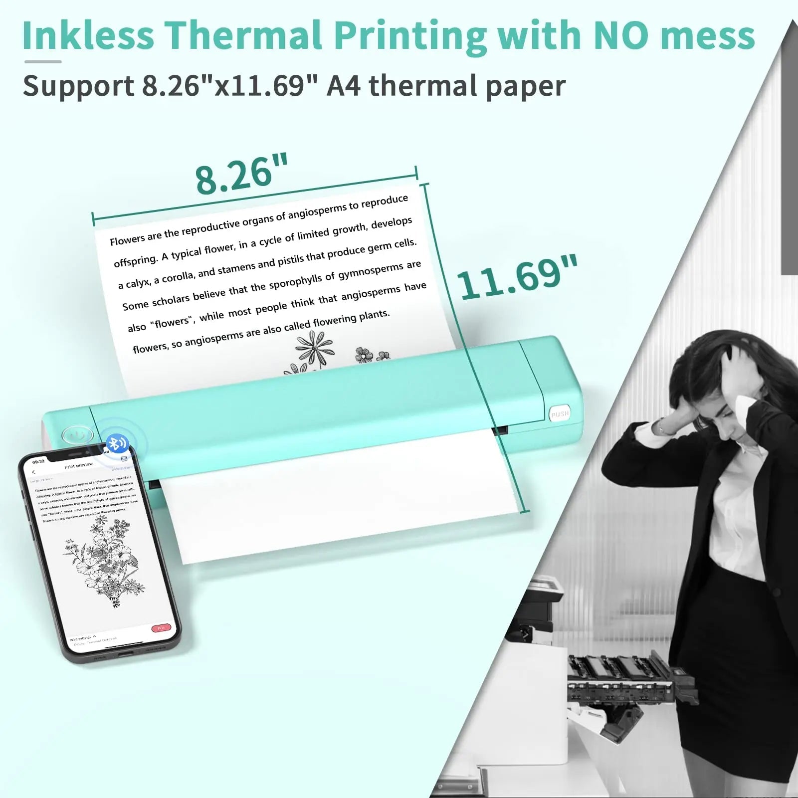 SwiftPrint™ Mini — Print Anywhere Instantly with Zero Mess and Total Freedom
