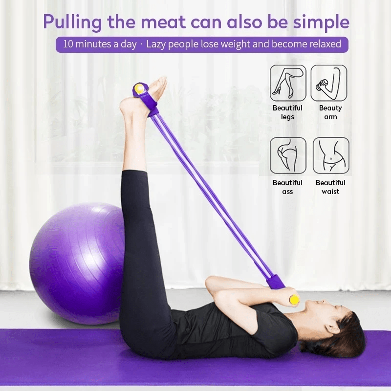 Resistance Band Set with Ankle Straps