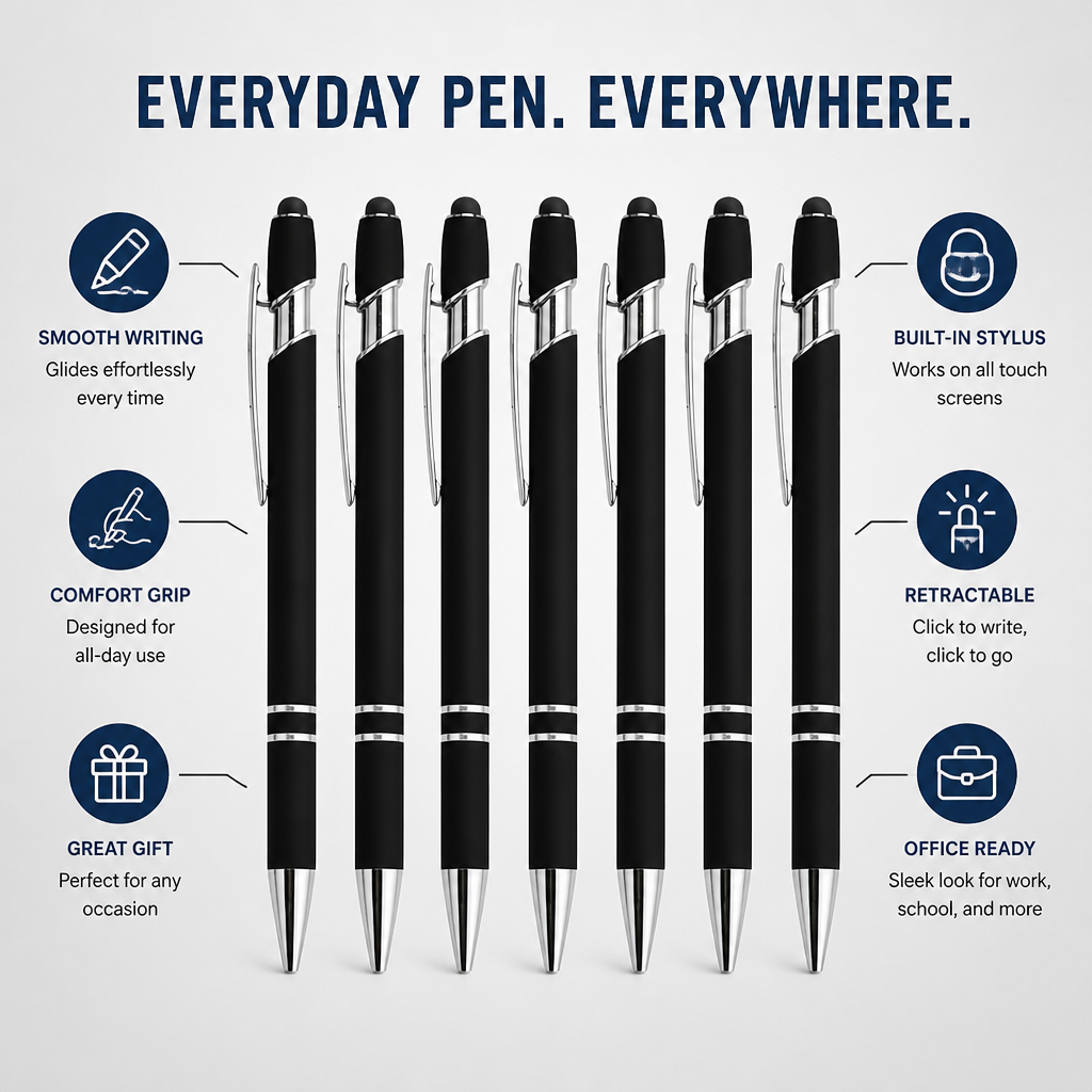 CheekyClick™ Stylus Pen Set — Turn Every Task Into a Smooth, Smile-Powered Win