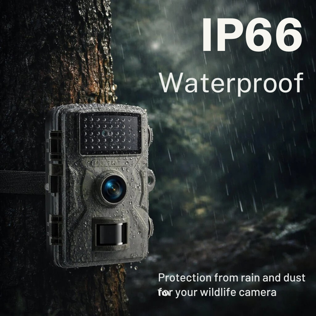 Wildlife Monitoring Camera with Night Vision | Motion Sensor | Weather Resistant | Forest Protector