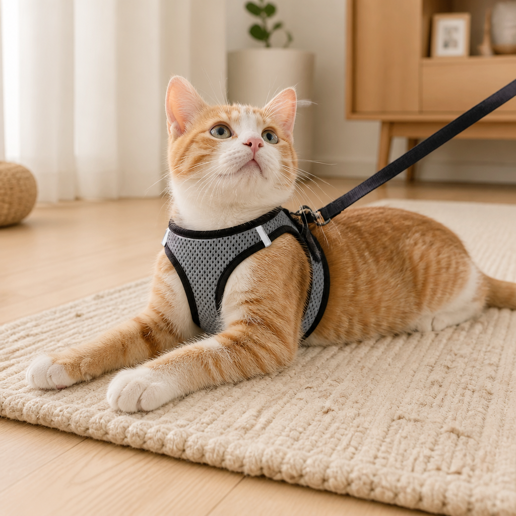 WhiskerGuard™ Comfort Harness — Wrap Your Cat in Calm, Safe, and Escape-Proof Freedom