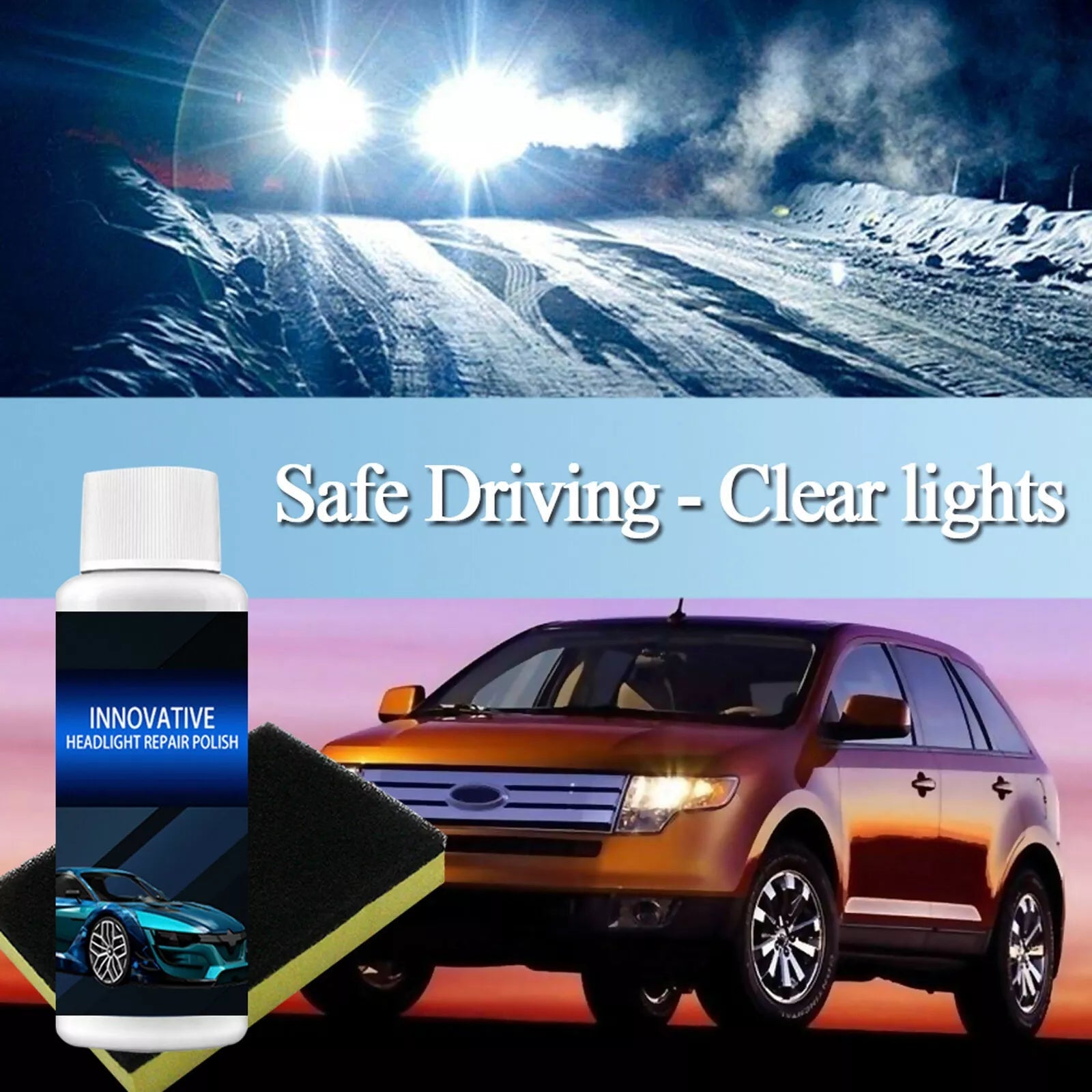 LumaShield™ — Instantly Restore Crystal-Clear Headlights for Safer, Stress-Free Night Drives