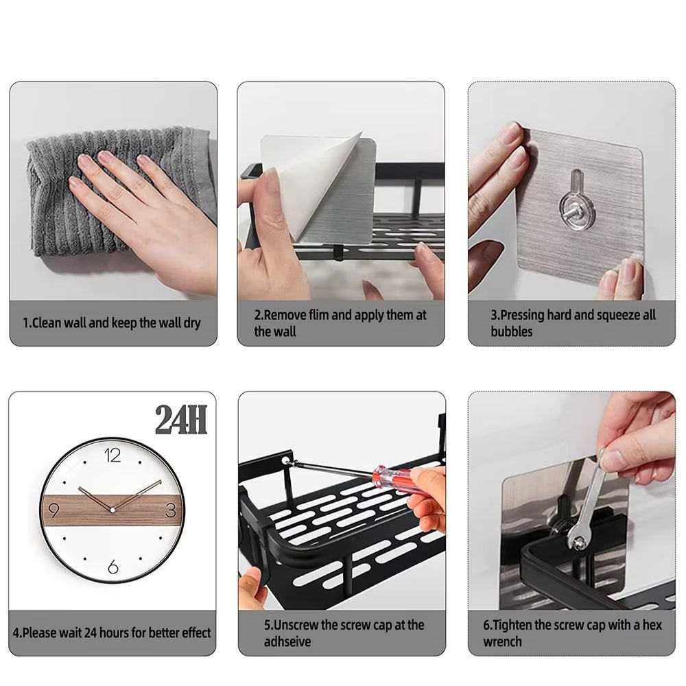 Aluminum Corner Shelf for Showers – Stylish and Space-Saving Solution