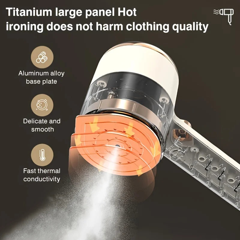 GlideSteam™ Handheld Finisher — Instantly Elevate Your Look with Wrinkle-Free Confidence