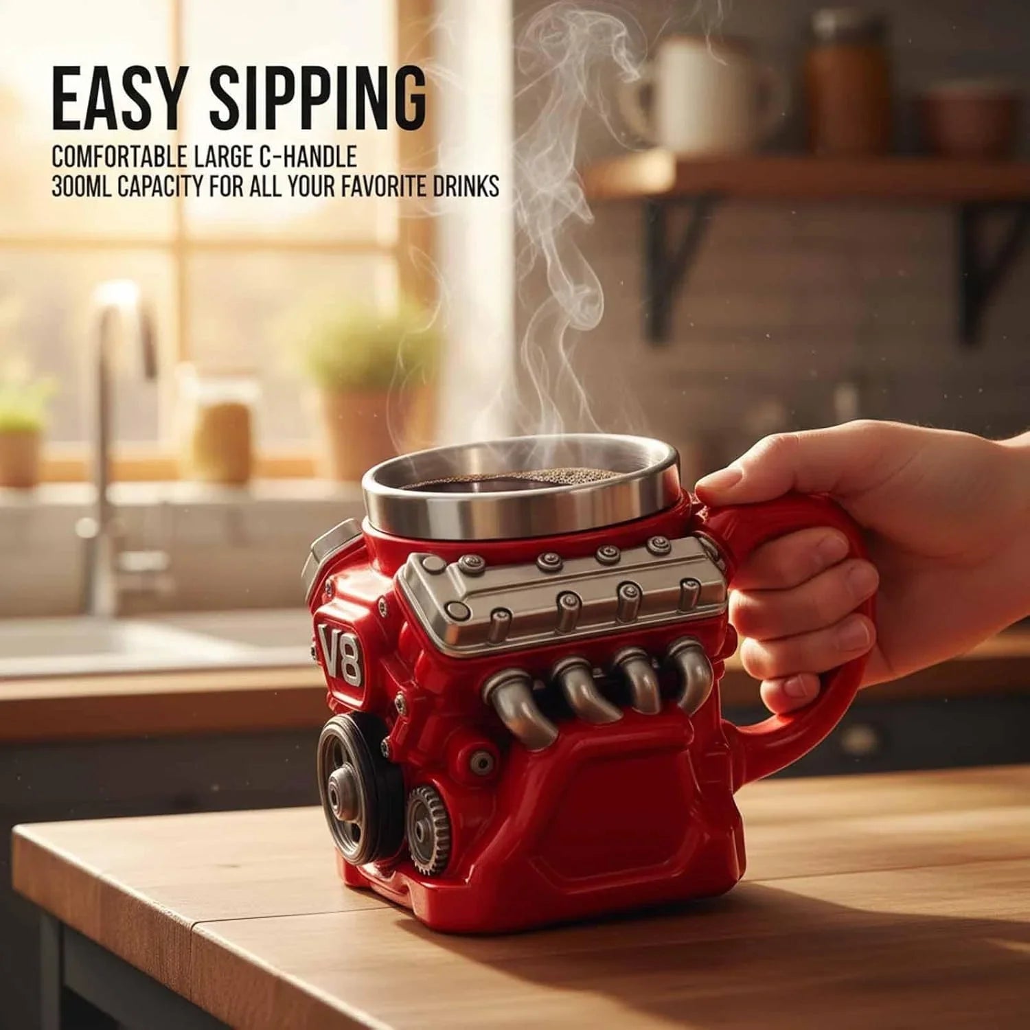 Power Grip Mug – Enjoy Strong Hold and Comfort with Every Sip