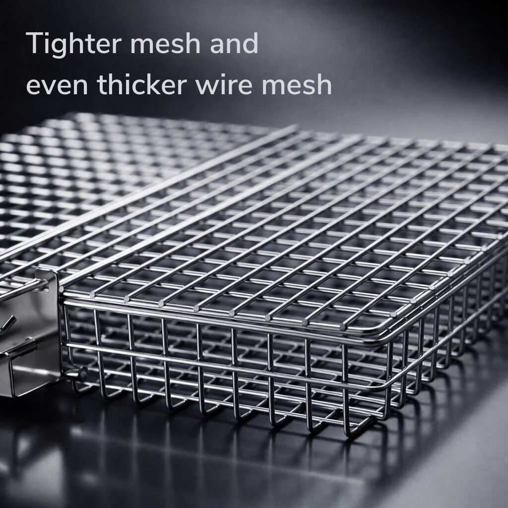 Stainless Steel Grill Basket for Barbecuing