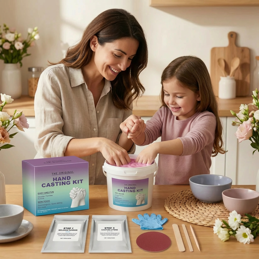 3D Handprint Plaster Kit – Tangible Memory Keepsake