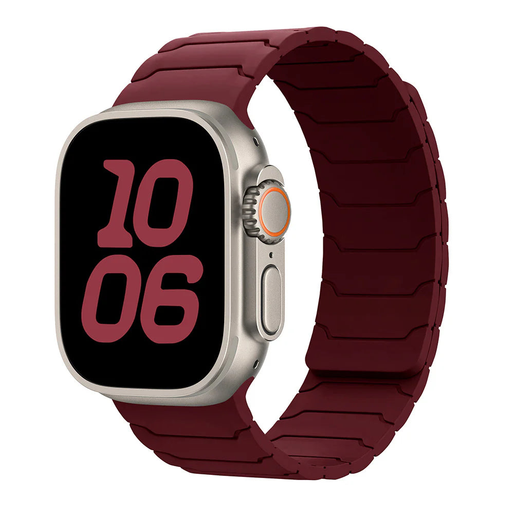 Silicone Magnetic Watch Band for Apple Timepiece