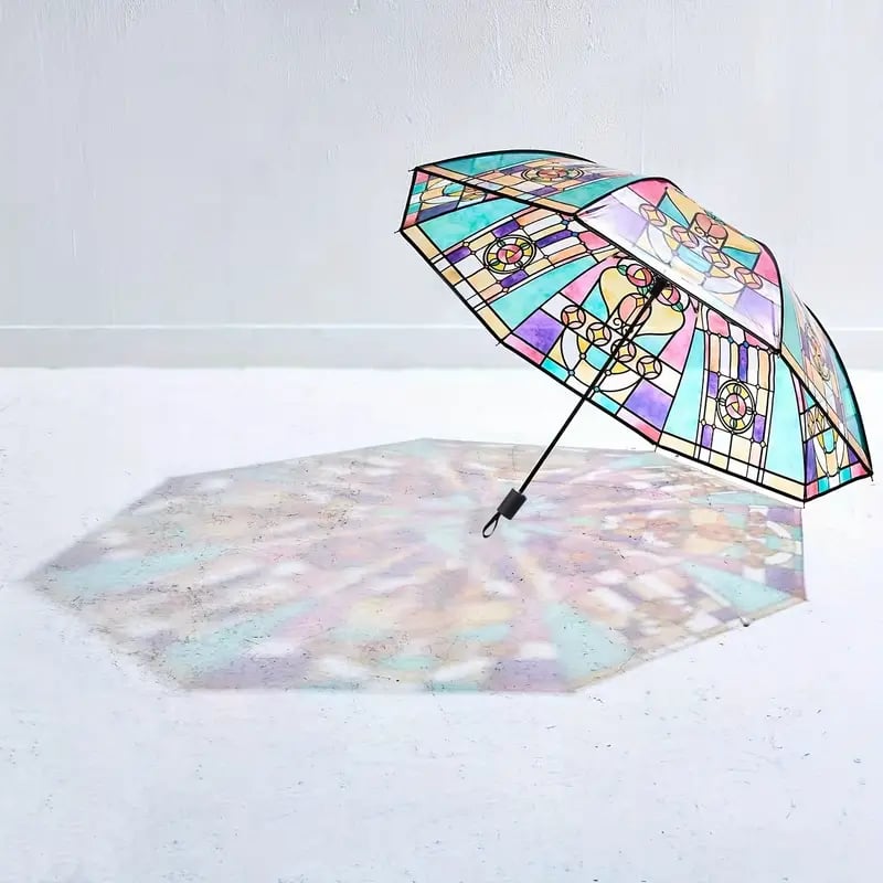 VitraLuxe™ Prism Umbrella — Turn Every Rainy Day into a Dazzling Style Celebration