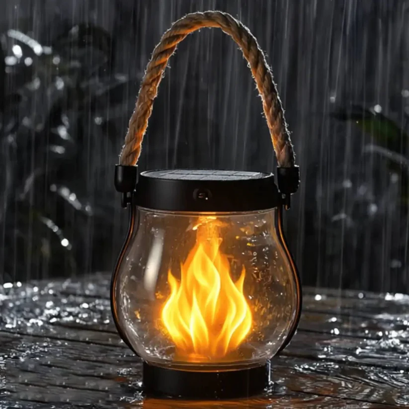 LumaFlick™ — Ignite Cozy Nights with Safe, Stunning Solar Firelight