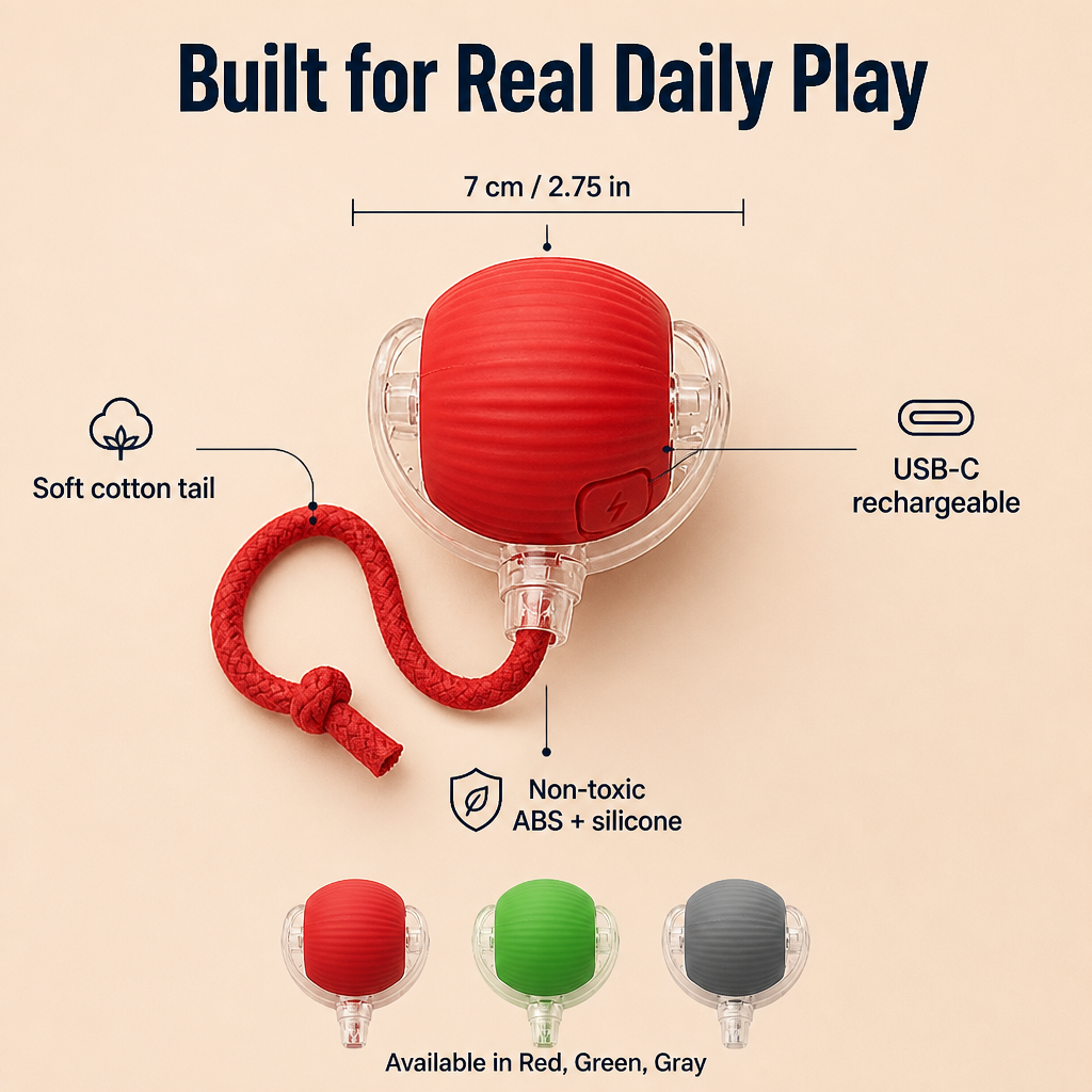 WildTail™ — Get Your Bored Indoor Cat Chasing & Pouncing Again