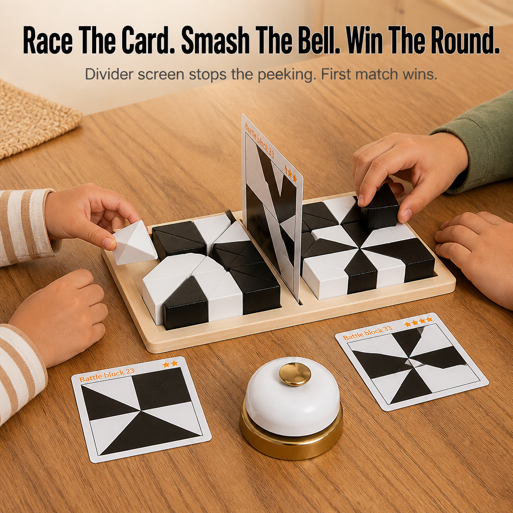 BrainBlaze™ — Race The Bell, Crack The Card, Beat The Screen Habit