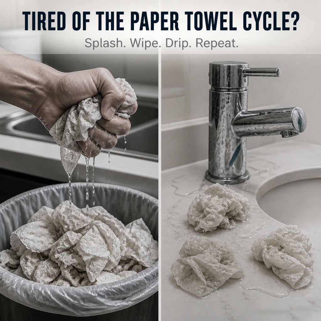 SwiftMop™ — Wipe Counters, Sinks & Bathroom Splashes Spotless in Seconds