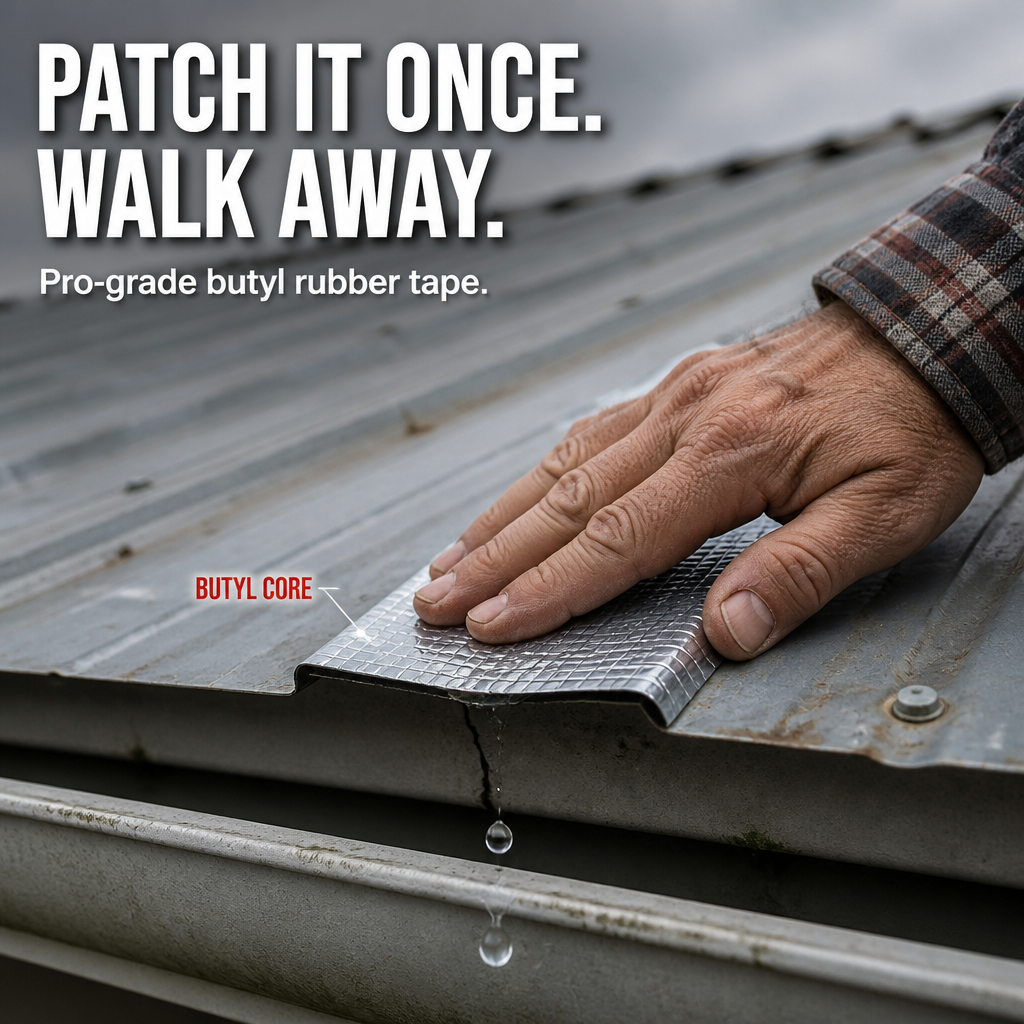 ShieldSeal™ — Lock Down Leaky Roofs, Pipes & Gutters With Pro-Grade Butyl