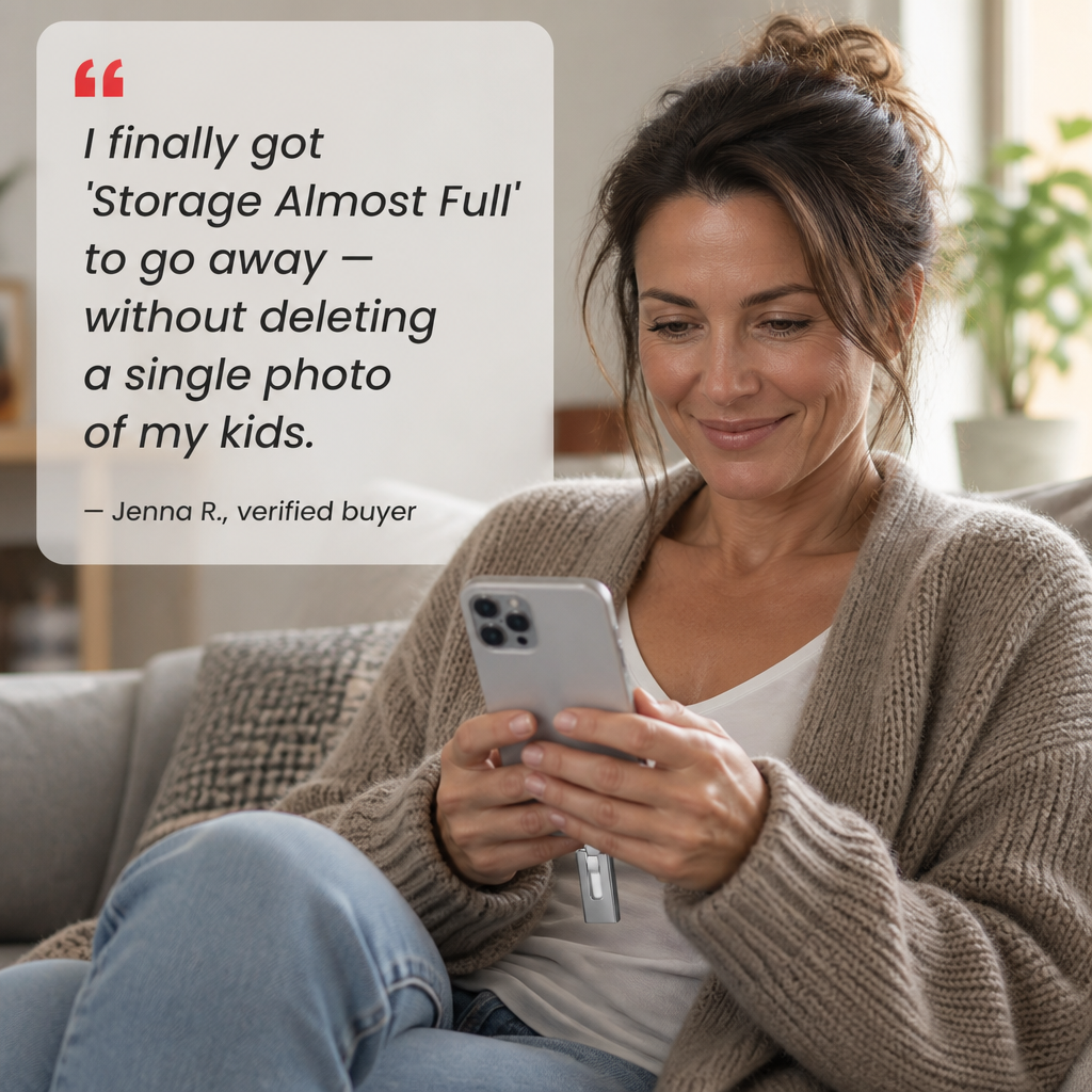 FlashVault™ — Free Up Your iPhone in Seconds Without Deleting a Single Photo