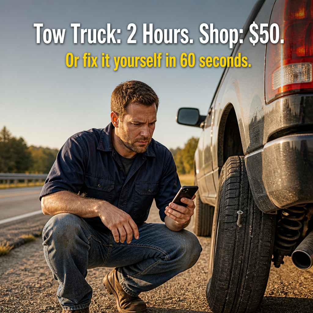 VeloShield™ — Fix Roadside Flats in 60 Seconds Without a Tow Truck