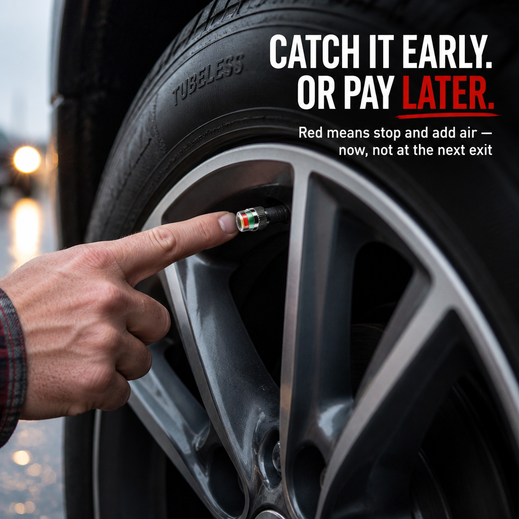 VeloGuard™ — Catch Low Tire Pressure at a Glance Before Every Drive