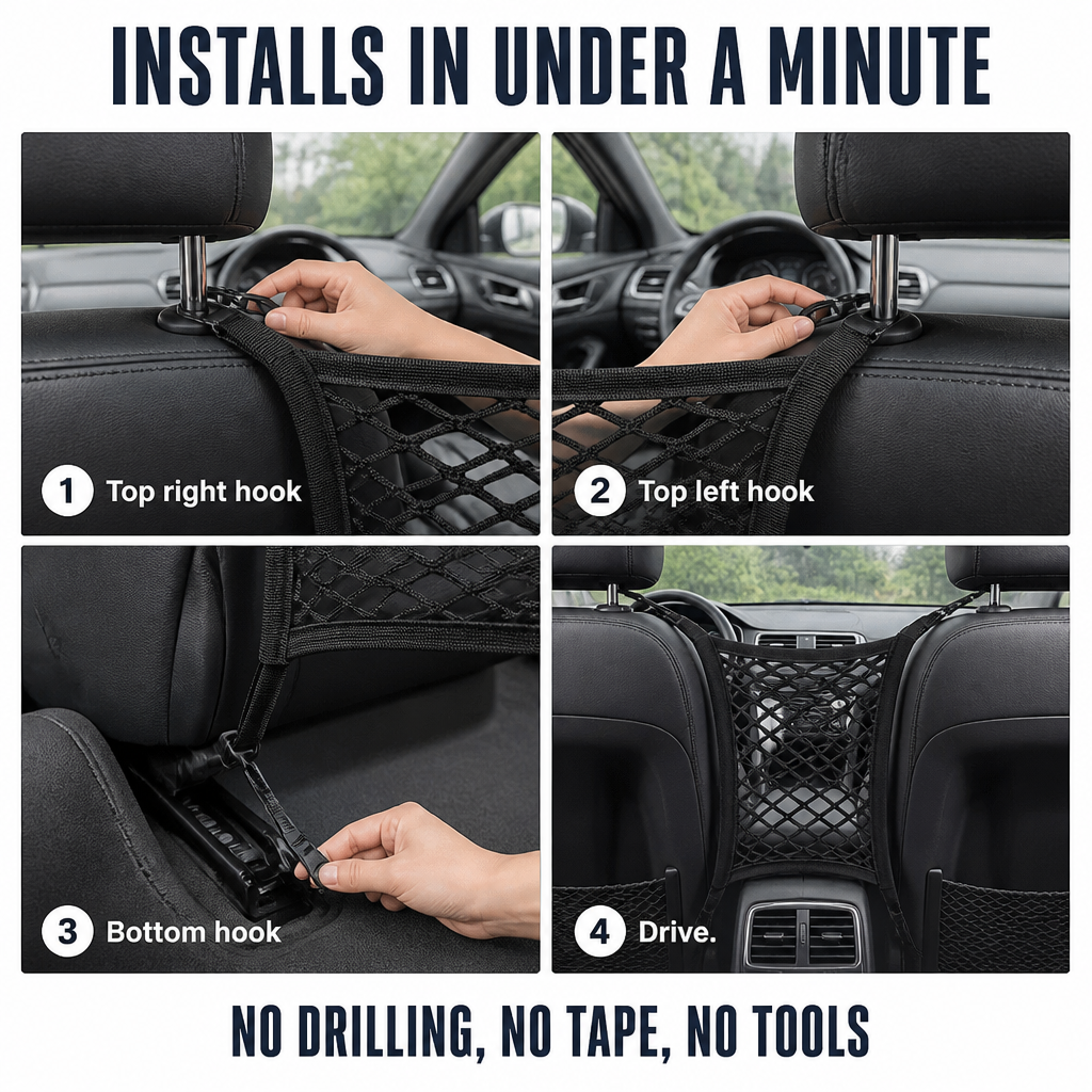 ShieldBarrier™ — Block Pets and Kids From Climbing Up Front While You Drive