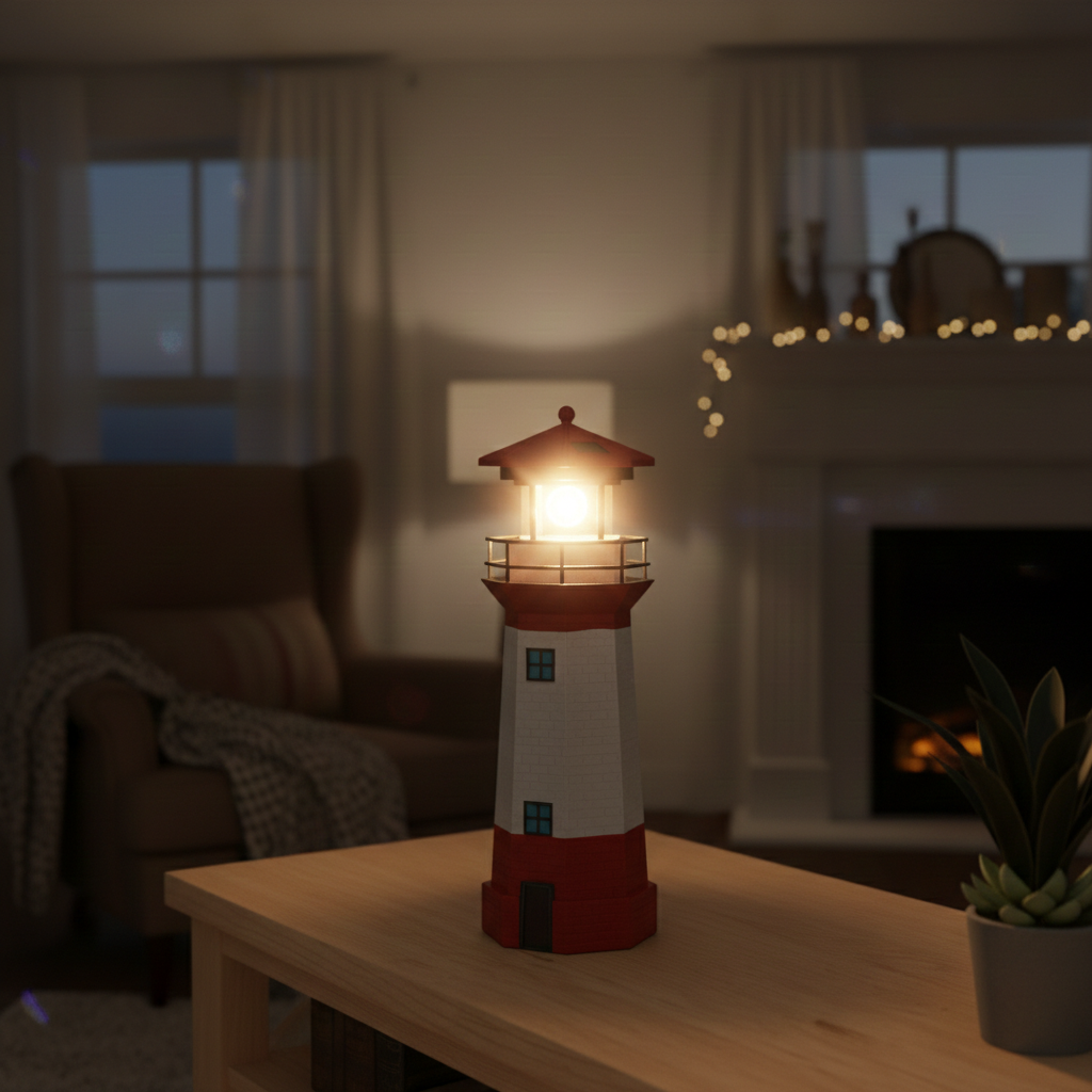 Solar-Powered Nautical Light for Enchanting Garden Evenings