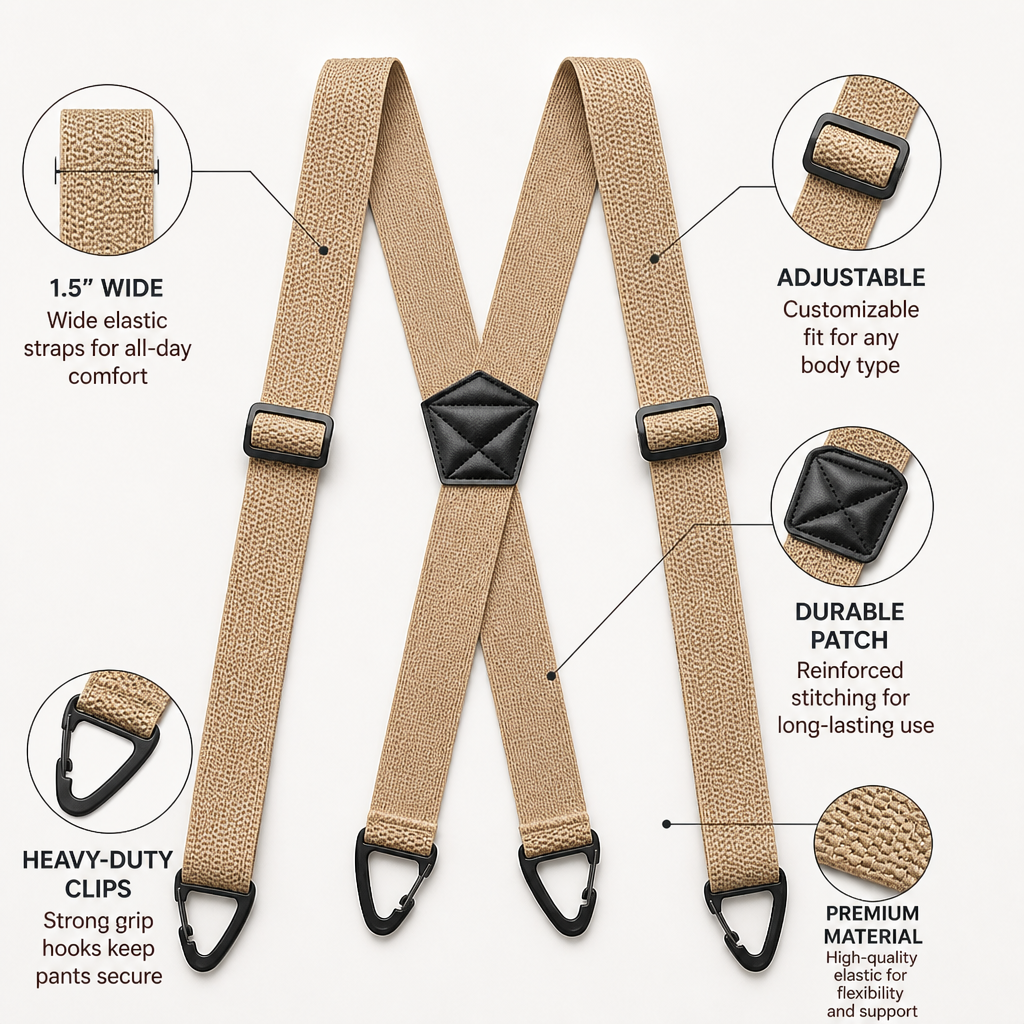 IronHold™ Suspenders — Rock-Solid Support That Never Lets You Down