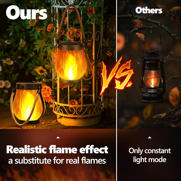 LumaFlick™ — Ignite Cozy Nights with Safe, Stunning Solar Firelight