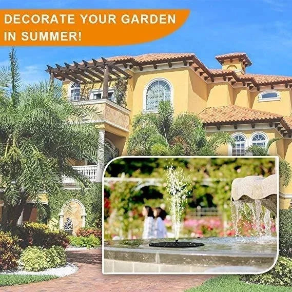 AquaLuxe™ Solar Fountain — Transform Your Garden into a Serene Wildlife Oasis Instantly
