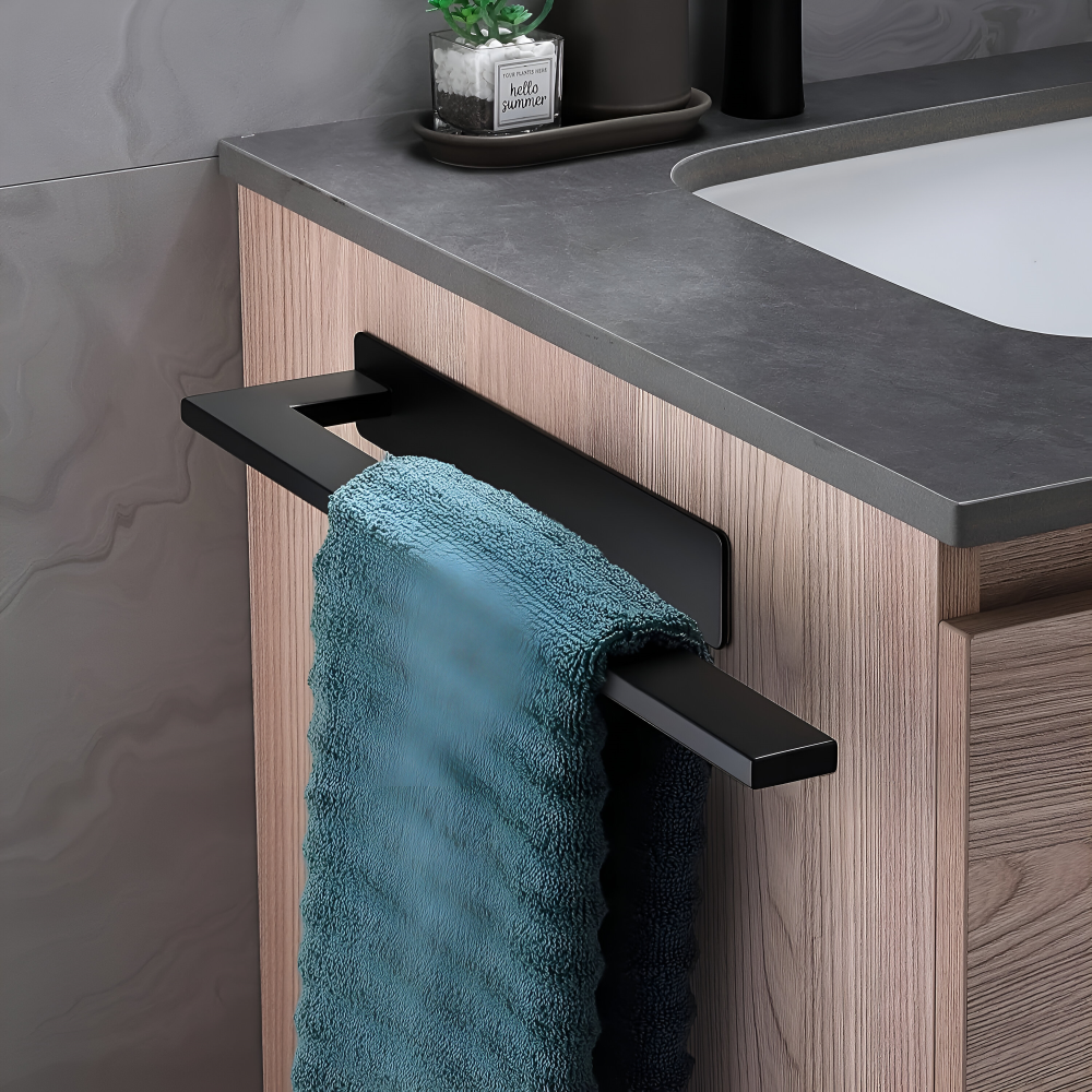 Towel Rack | Adhesive Wall-Mounted | Stainless Steel Water-Resistant | BathLine