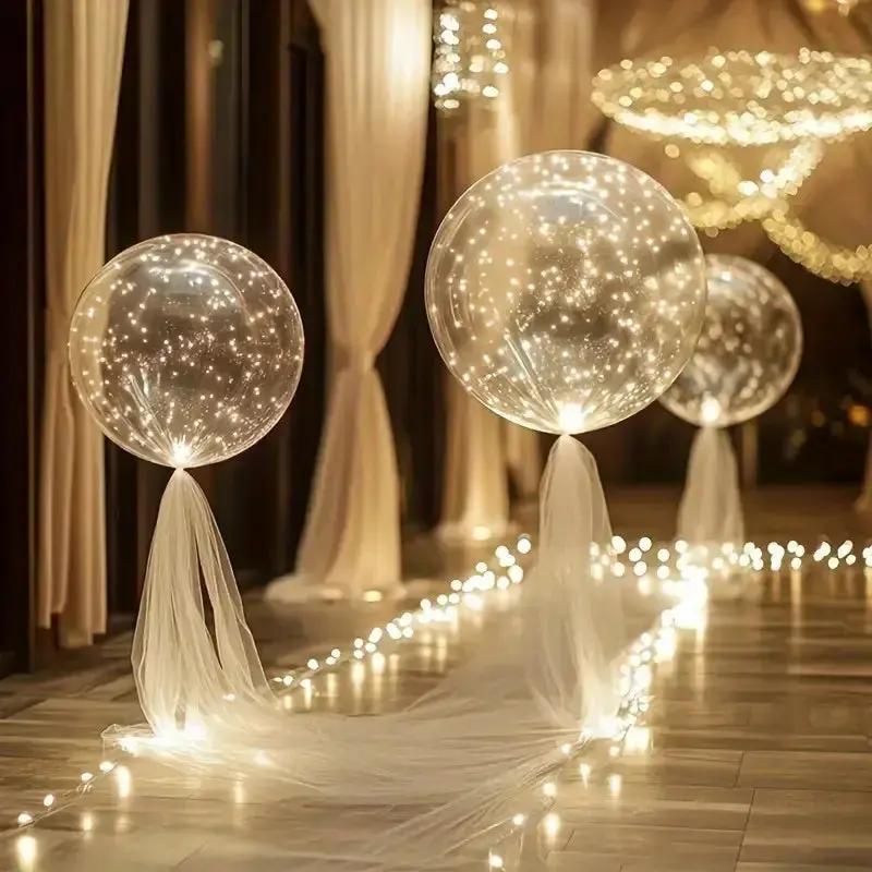 Balloon Set with 10 Pieces | Warm White Glow Ambience | Battery Powered | LumiGlobe