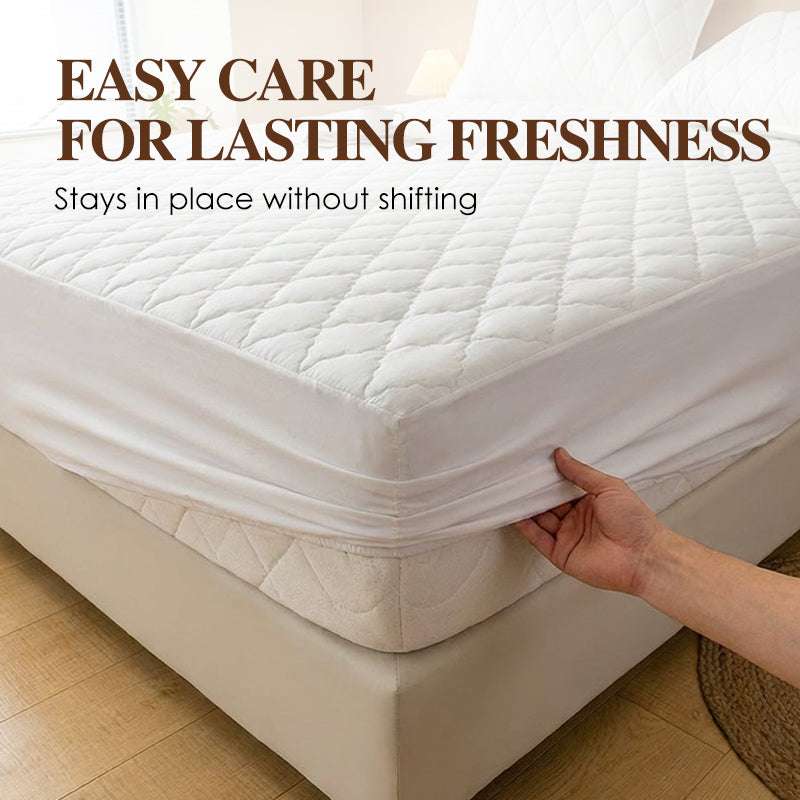 FortiRest™ Bedding Set — Sleep Soundly with Plush, Waterproof Protection That Never Shifts