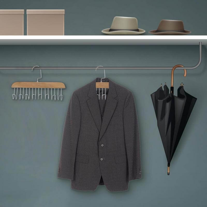 2+2 Free | MultiHook™ Antislip Multi-hook Coat Rack