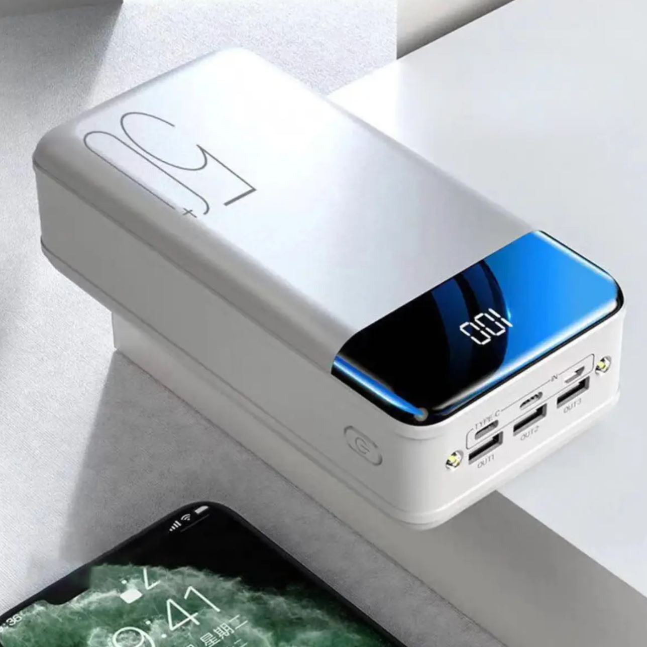 Portable Power Bank with High Capacity – Extra Backup for Phones, Tablets & Laptops
