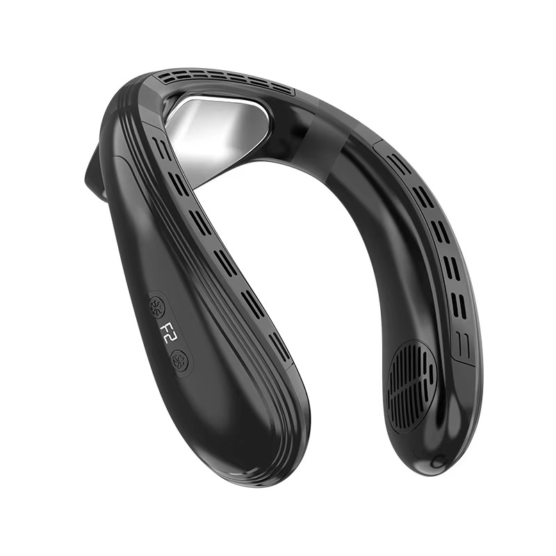 Wearable Neck Fan – Portable Rechargeable with Surround Airflow & Extended Battery