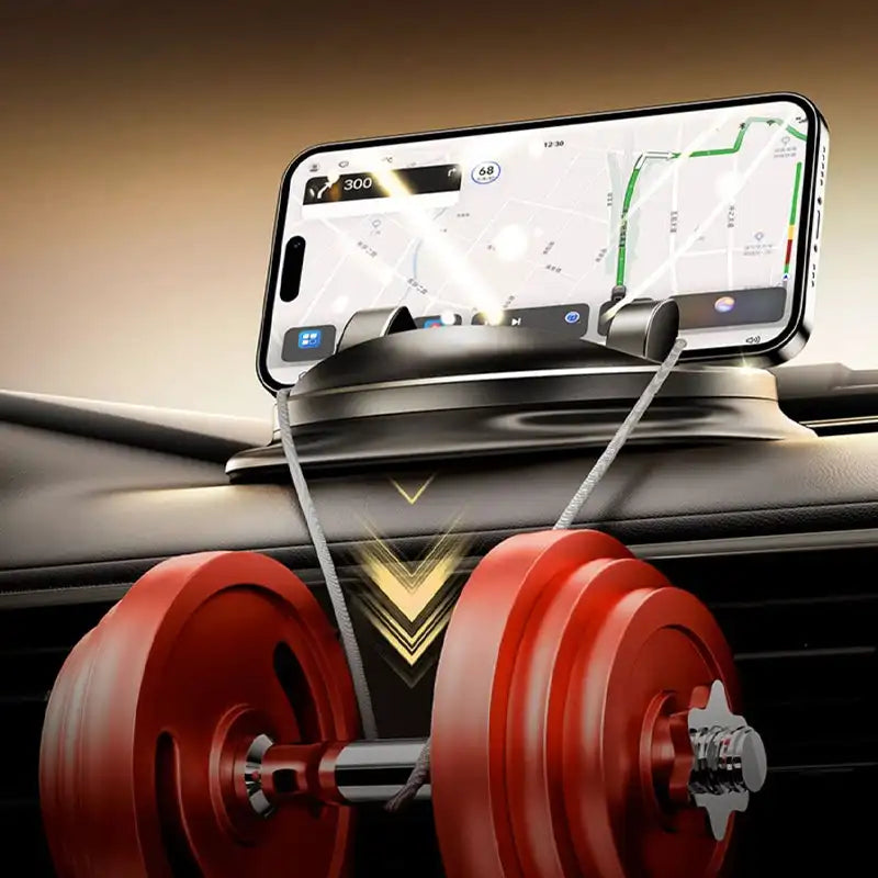 Universal Car Phone Mount – 360° Rotating Dashboard and Vent Holder