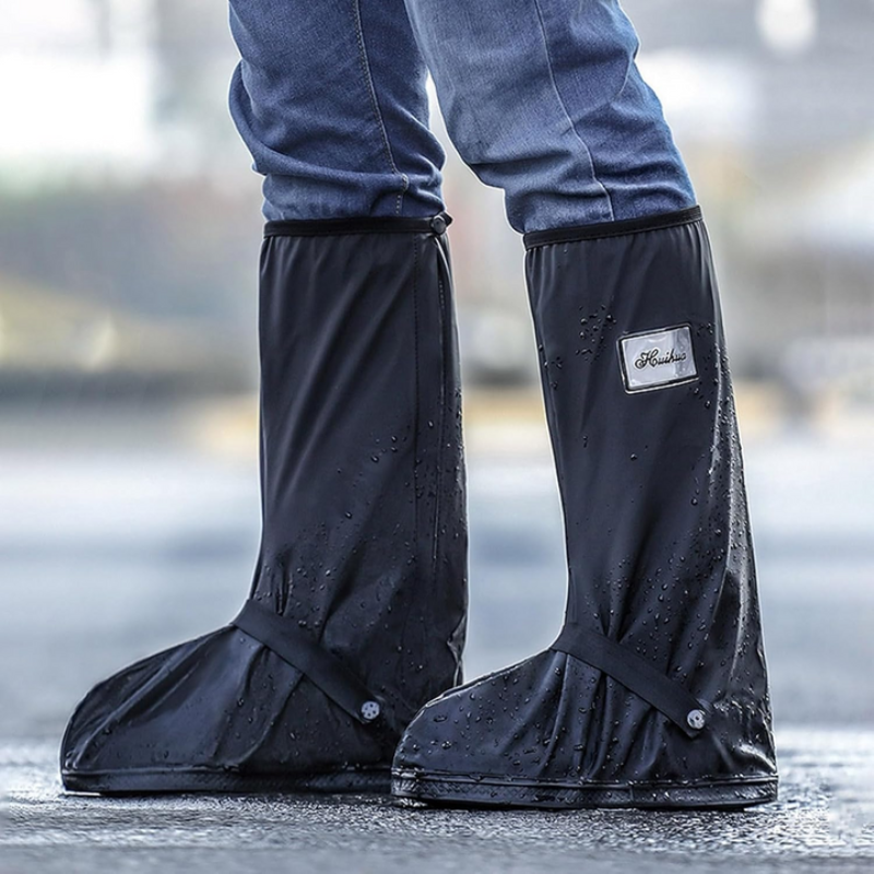 Waterproof Shoe Covers - Secure Grip for Dry Feet and Full Mobility