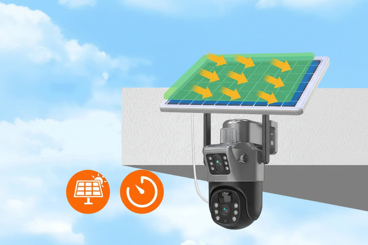 Solar-Powered Wireless Surveillance Camera