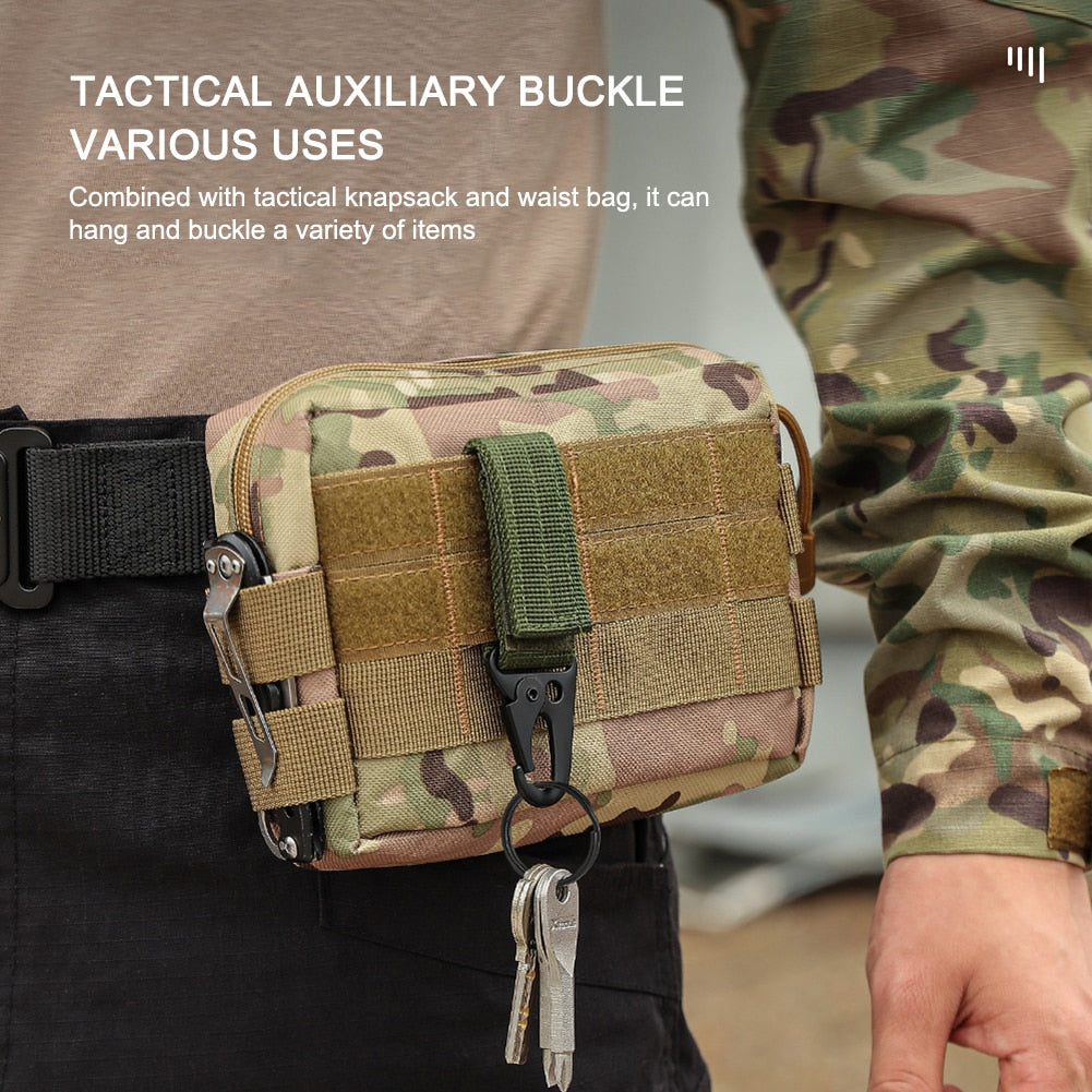 Molle Key Ring Holder Set – Tactical Gear Clips (2-Pack)