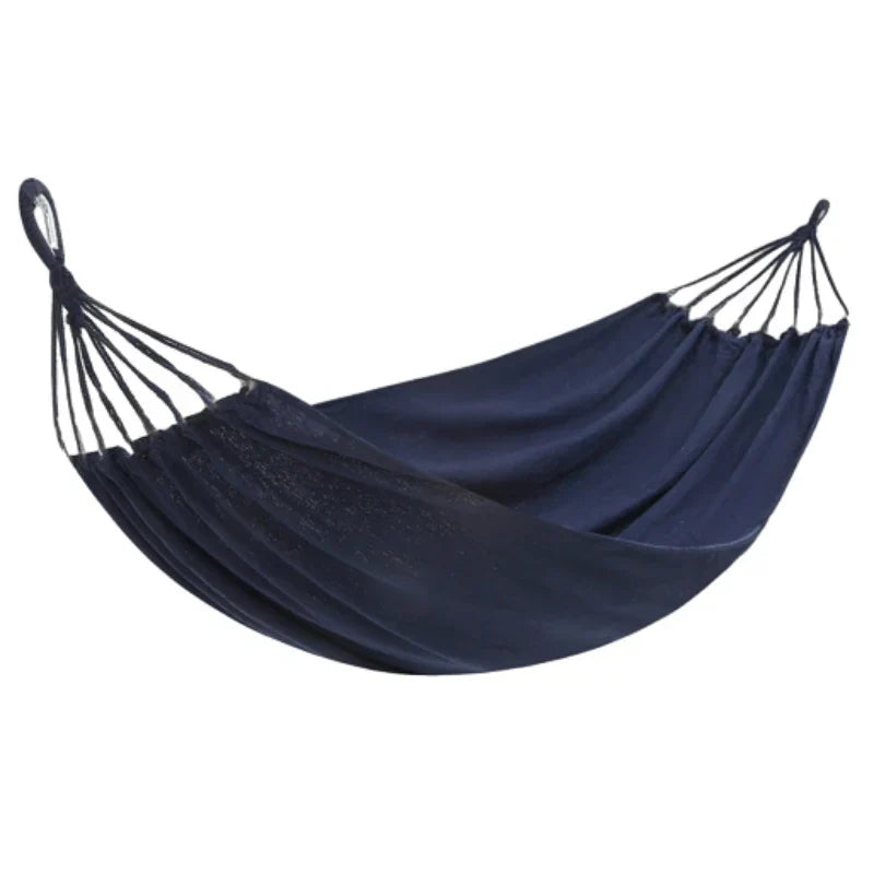 Canvas Hammock for Outdoors with Spreader Bars – Anti-Roll Design