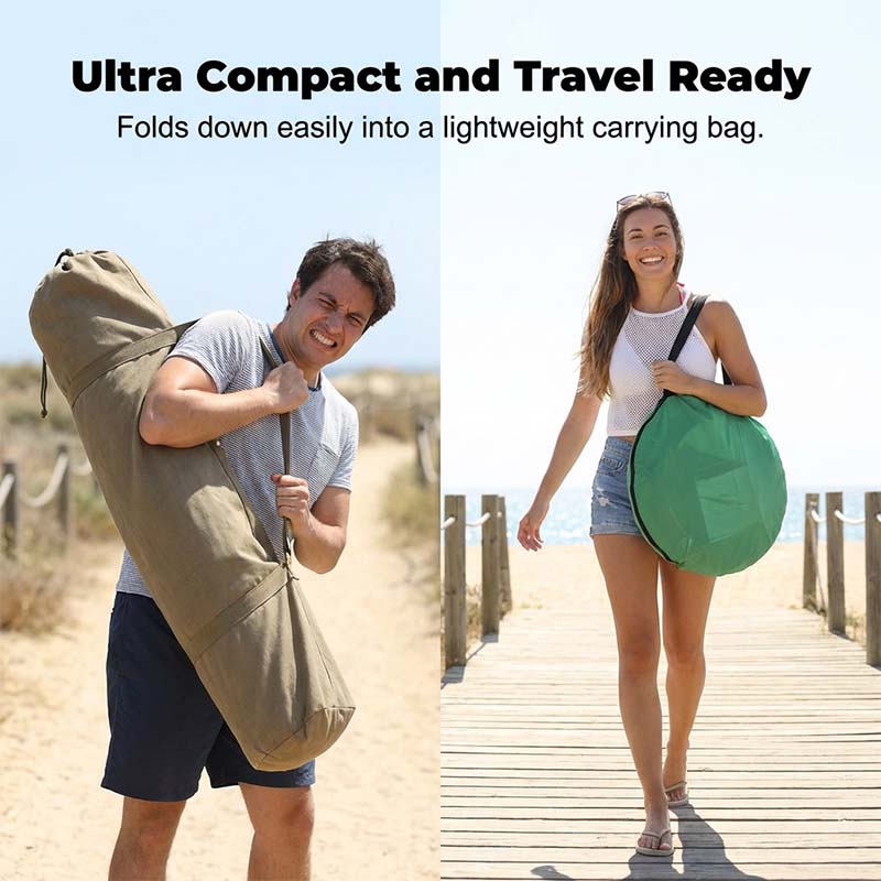 Pop-Up Beach Tent with 98% UV Protection - Sunshade Shelter