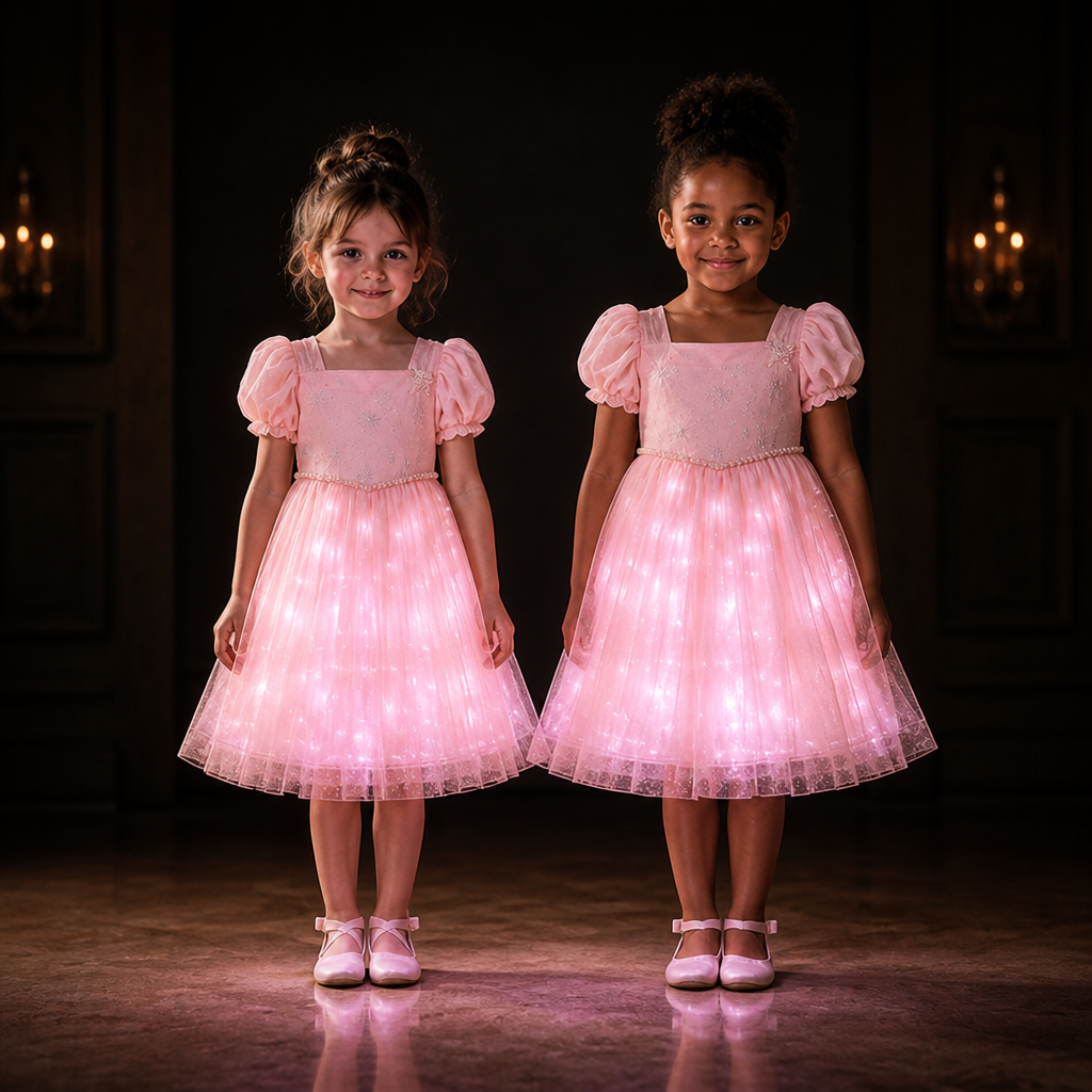 LuminaTwirl™ Dream Dress — Watch Her Sparkle and Shine with Every Magical Spin
