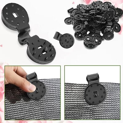 Net Clips for Secure Hold - Weatherproof and Wind Resistant