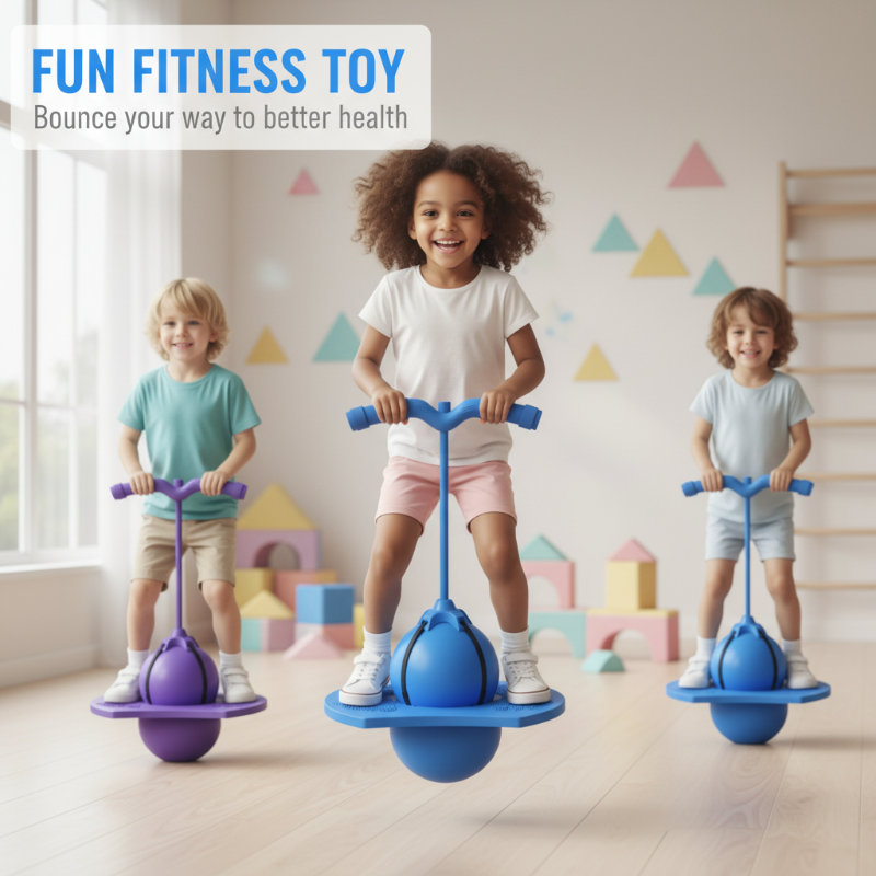 Balance Hop Ball – Kids Effortlessly Develop Balance & Coordination While Playing