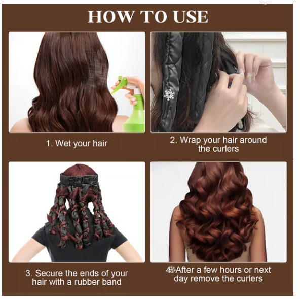 SilkCurl™ Heatless Hair Styler — Wake Up to Soft, Damage-Free Curls That Turn Heads