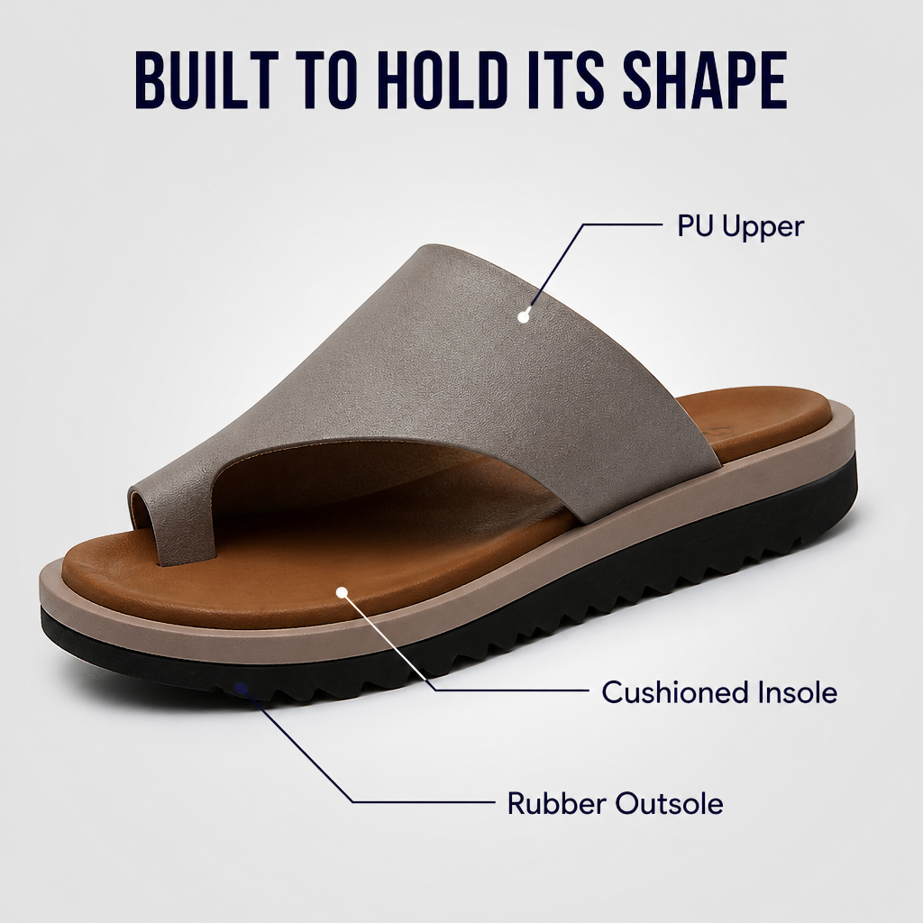 ErgoSlide™ Comfort Sandals — Walk Pain-Free with Style and All-Day Confidence