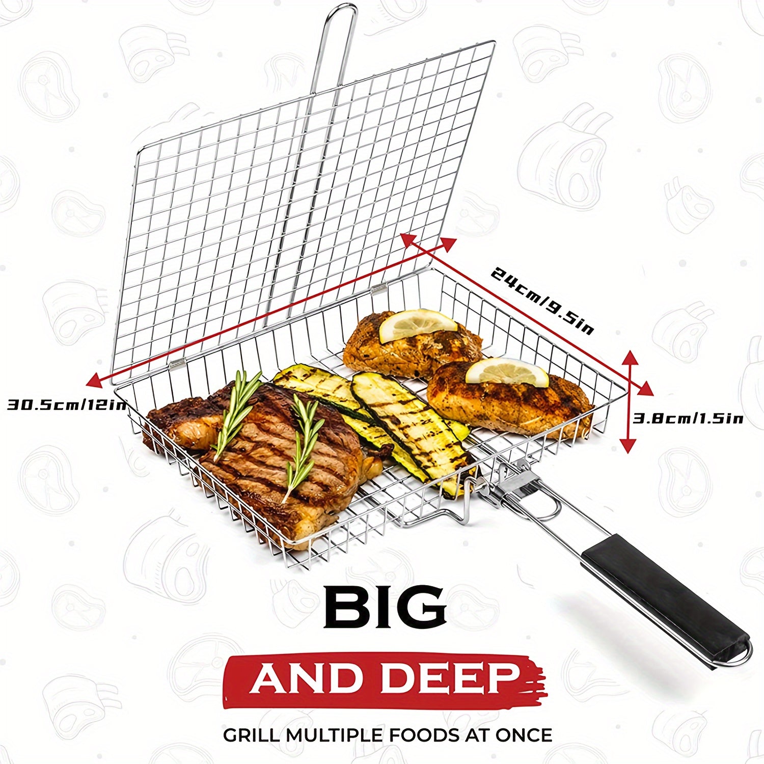 Non-Stick Grill Tool – Enjoy Juicy Barbecue Delights Guaranteed