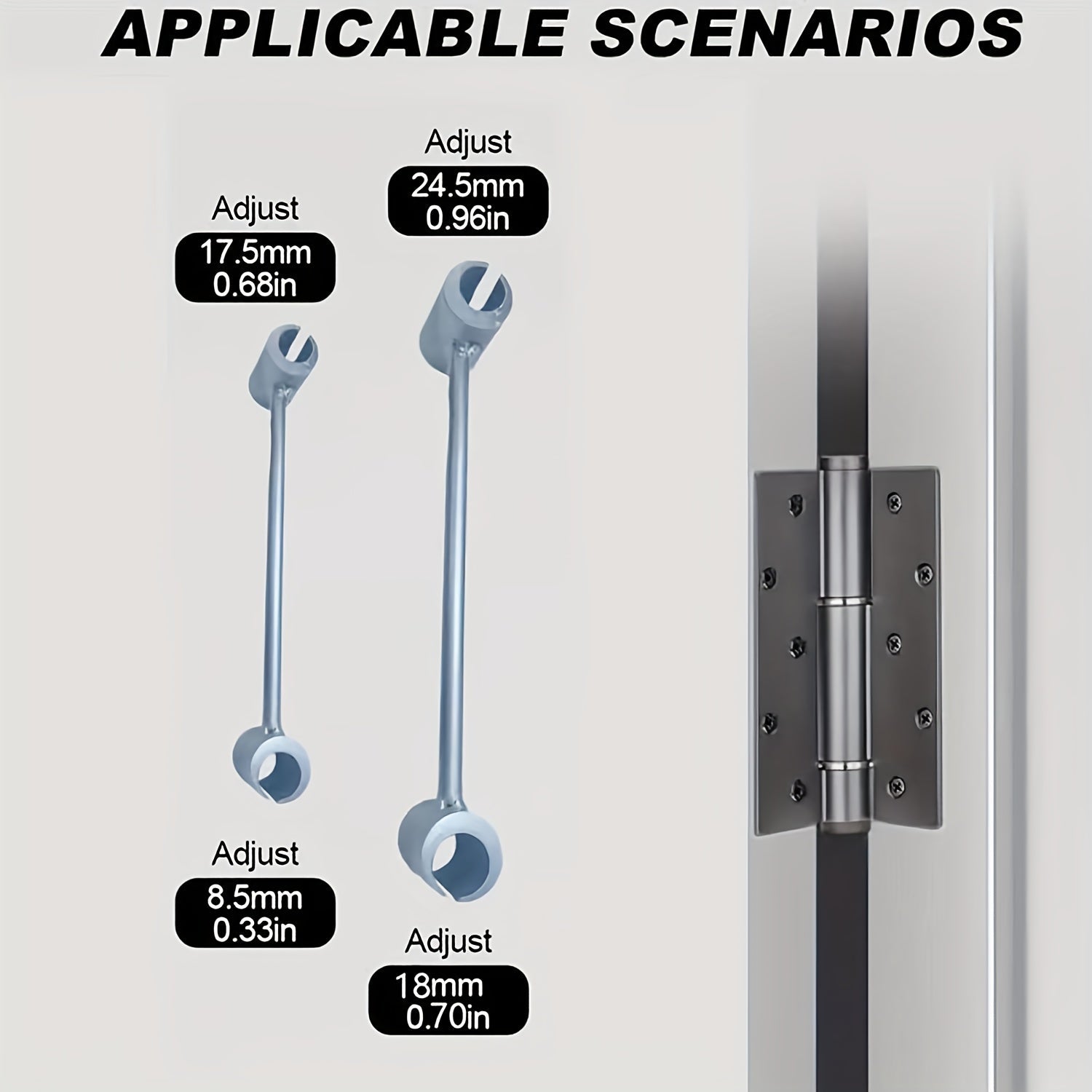 Set of 2 Door Hinge Adjustment Keys