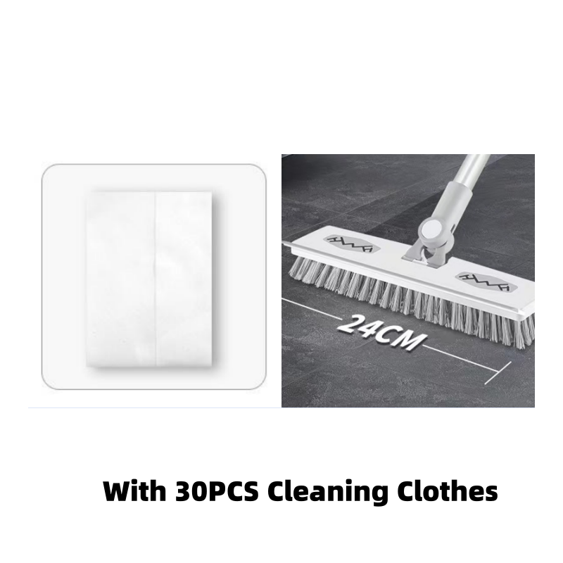 2-in-1 Floor Scrubber for Effortless Shine and Corner Cleaning