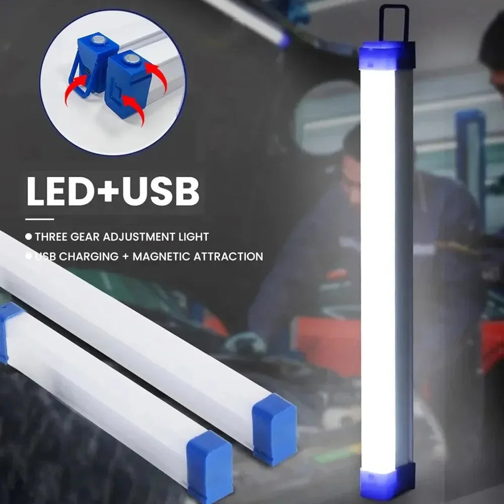 Magnetic LED Tube Light – Rechargeable