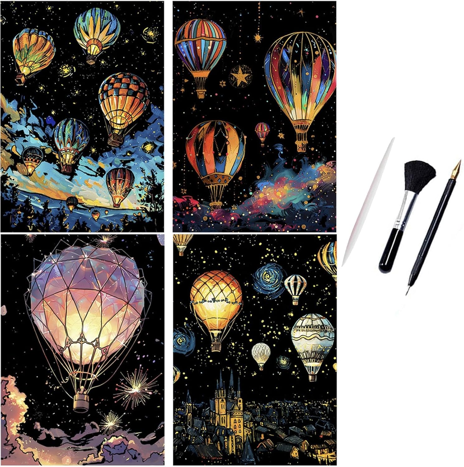 VividScratch™ — Ignite Imagination and Unleash Stunning, Screen-Free Masterpieces