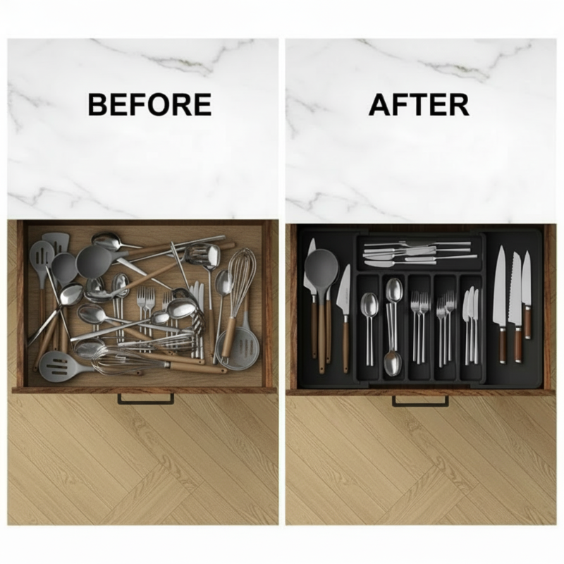 Drawer Organizer for Calm and Order – Start Your Morning Routine Smoothly