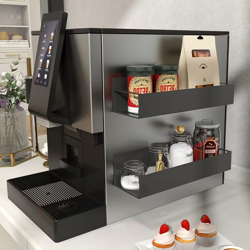 Magnetic Mount | Side Shelf No Drilling Needed | Compact Space Storage | MagniShelf